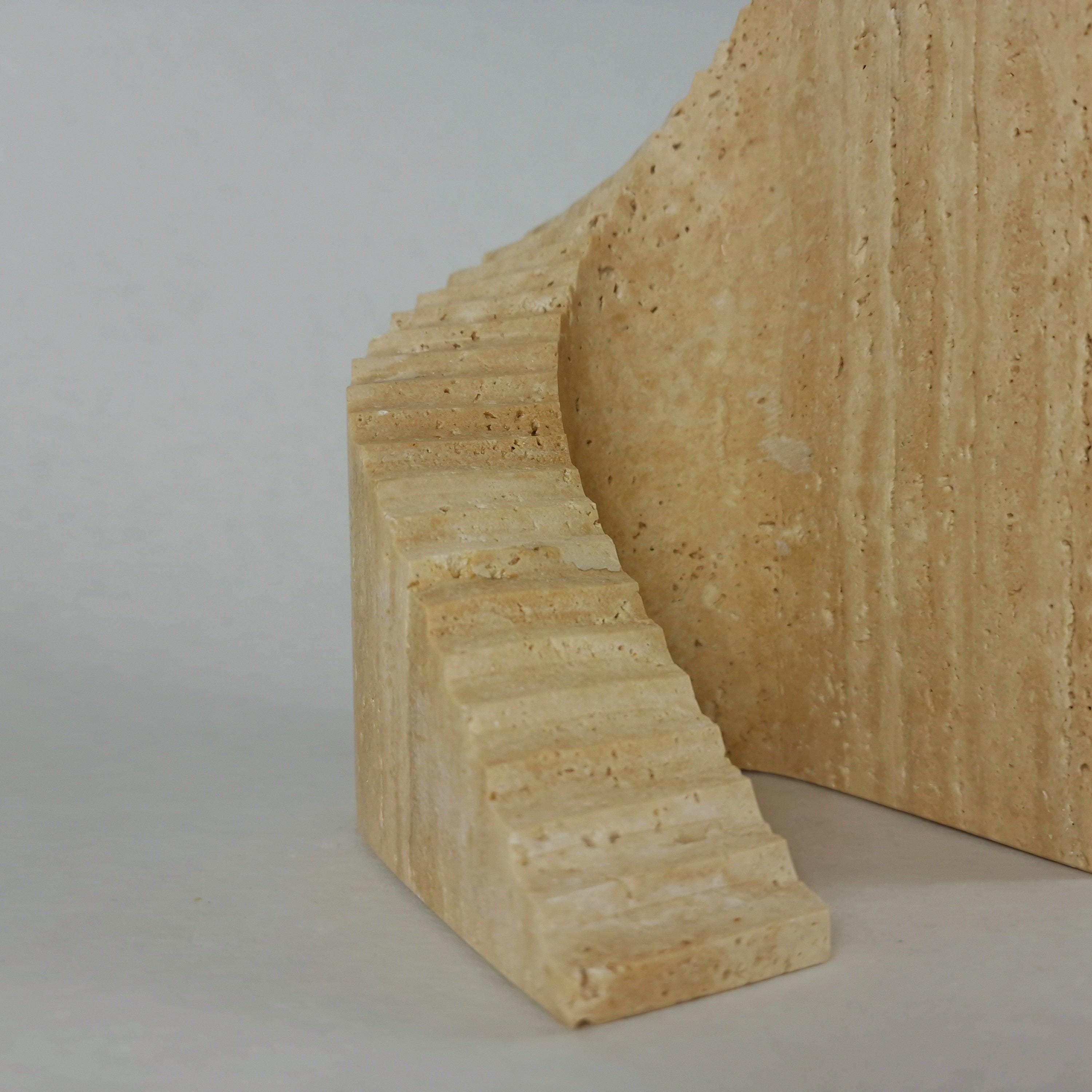 Travertin Skulptur „Stair“