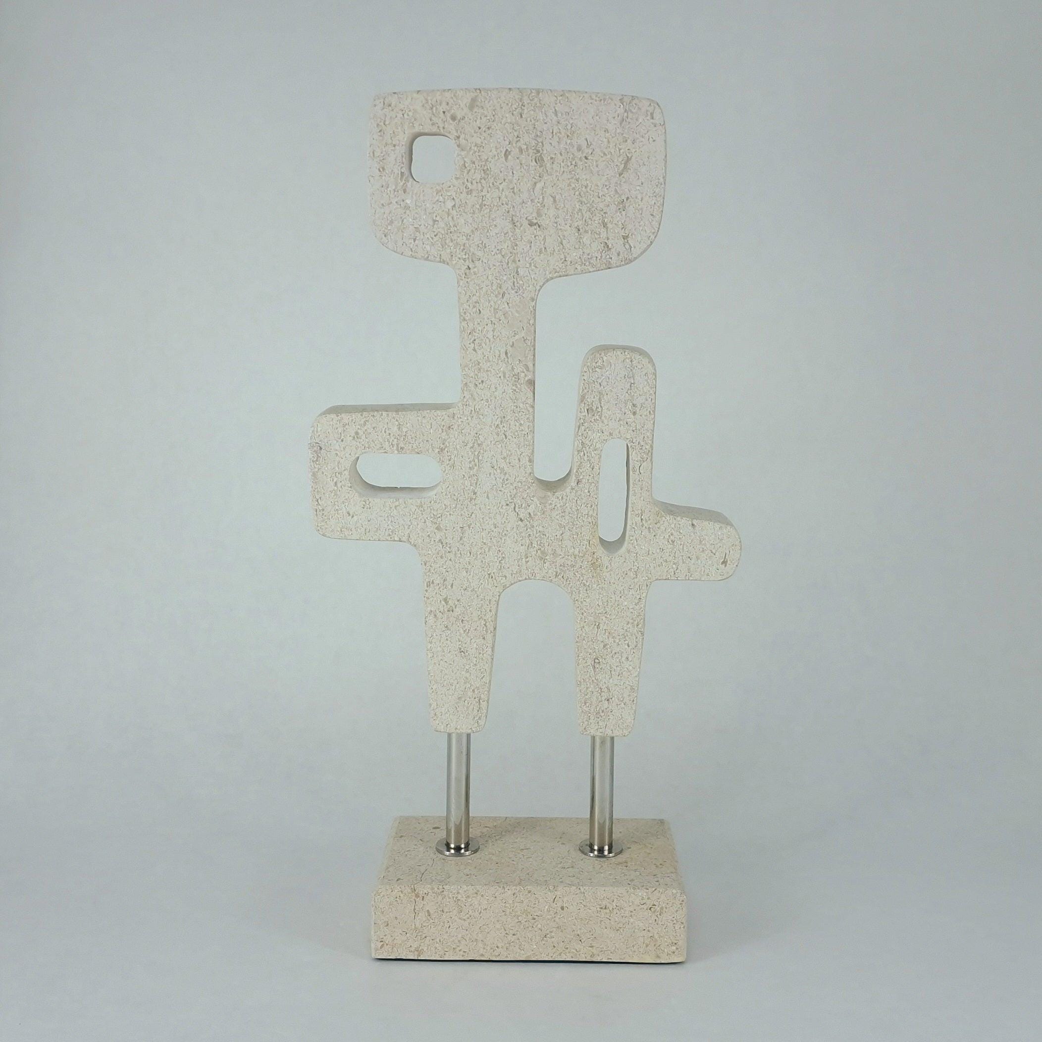 Kalkstein Skulptur „Forma“