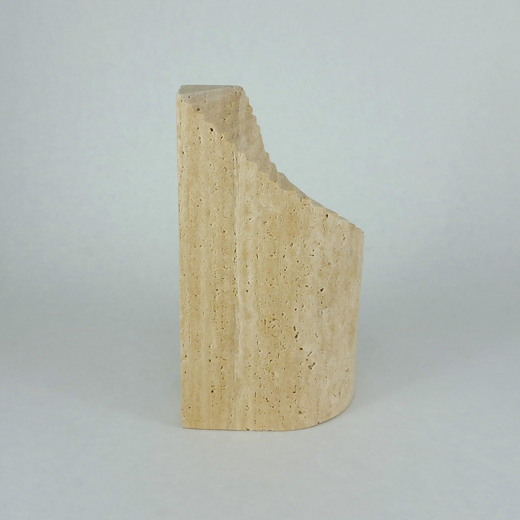 Travertin Skulptur „Stair“