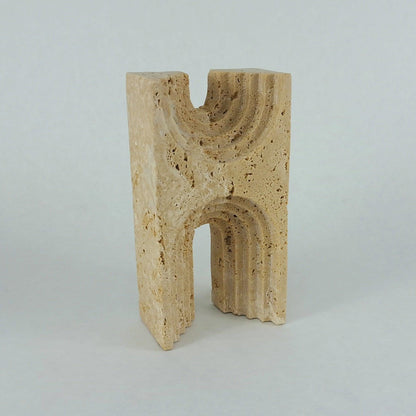 Travertin Skulptur „Arc“