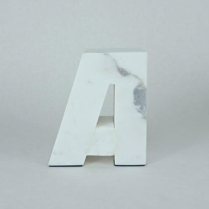 Marmor Deko Buchstaben A und Z