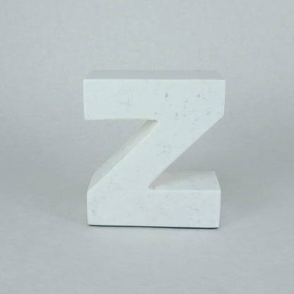 Marmor Deko Buchstaben A und Z