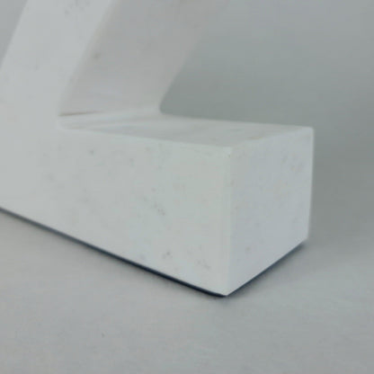 Marmor Deko Buchstaben A und Z