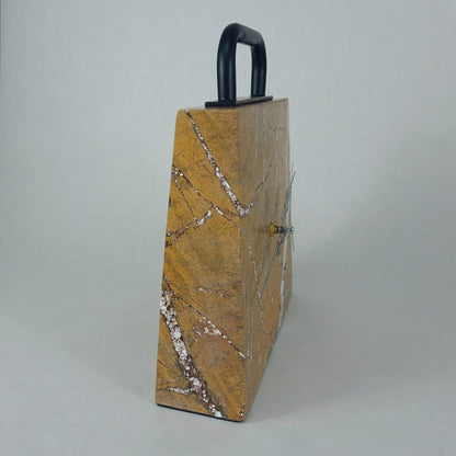 Marmor Tischuhr „Amber Vein“