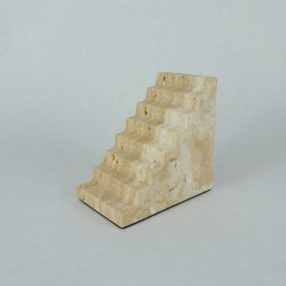 Travertin Buchstützen Set „Giza“