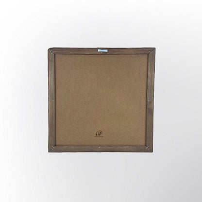 Natursteinspiegel „Amber Stone“ Travertin mit Holzrahmen