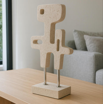Kalkstein Skulptur „Forma“