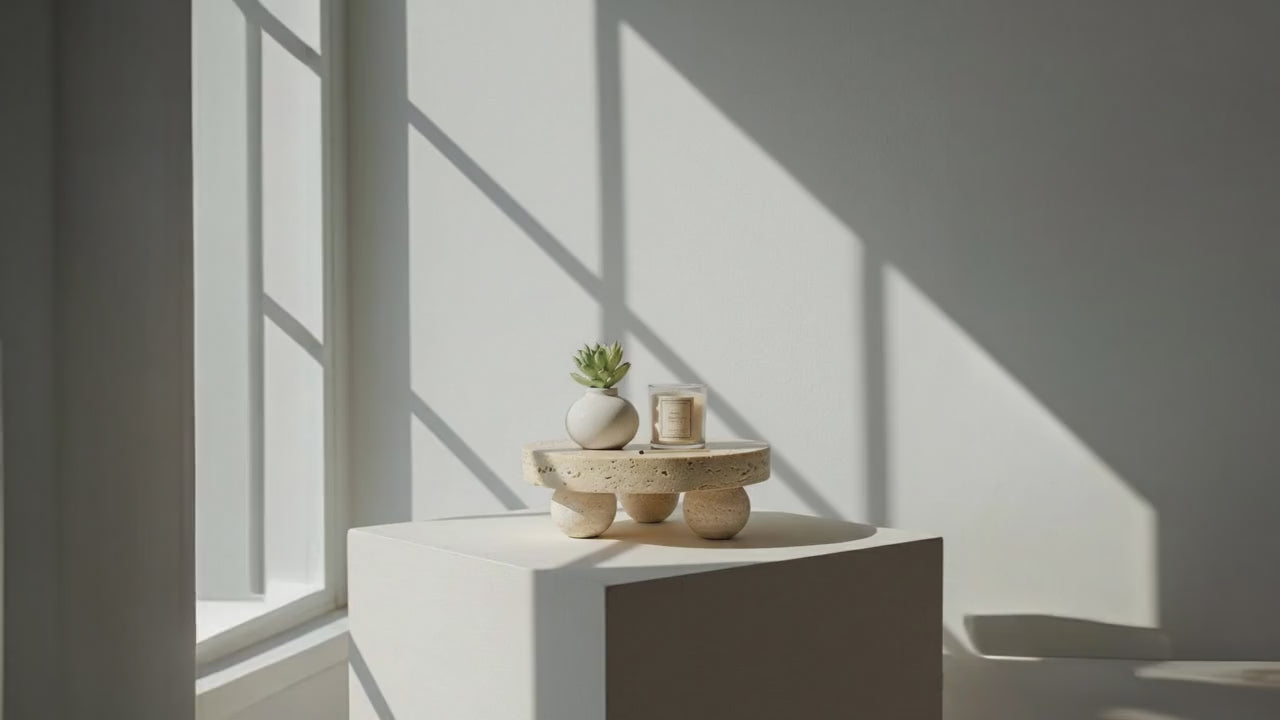 Video laden: Travertin Dekopodest „Base“