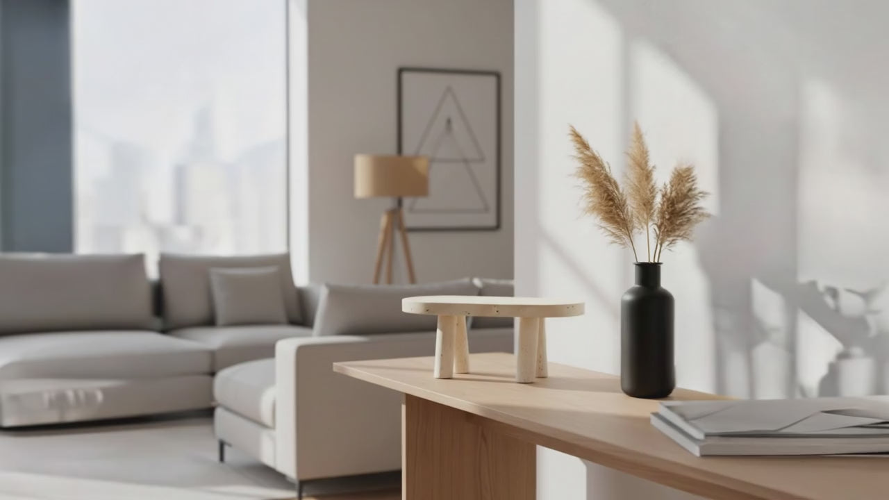 Video laden: Travertin Podest „Burj“